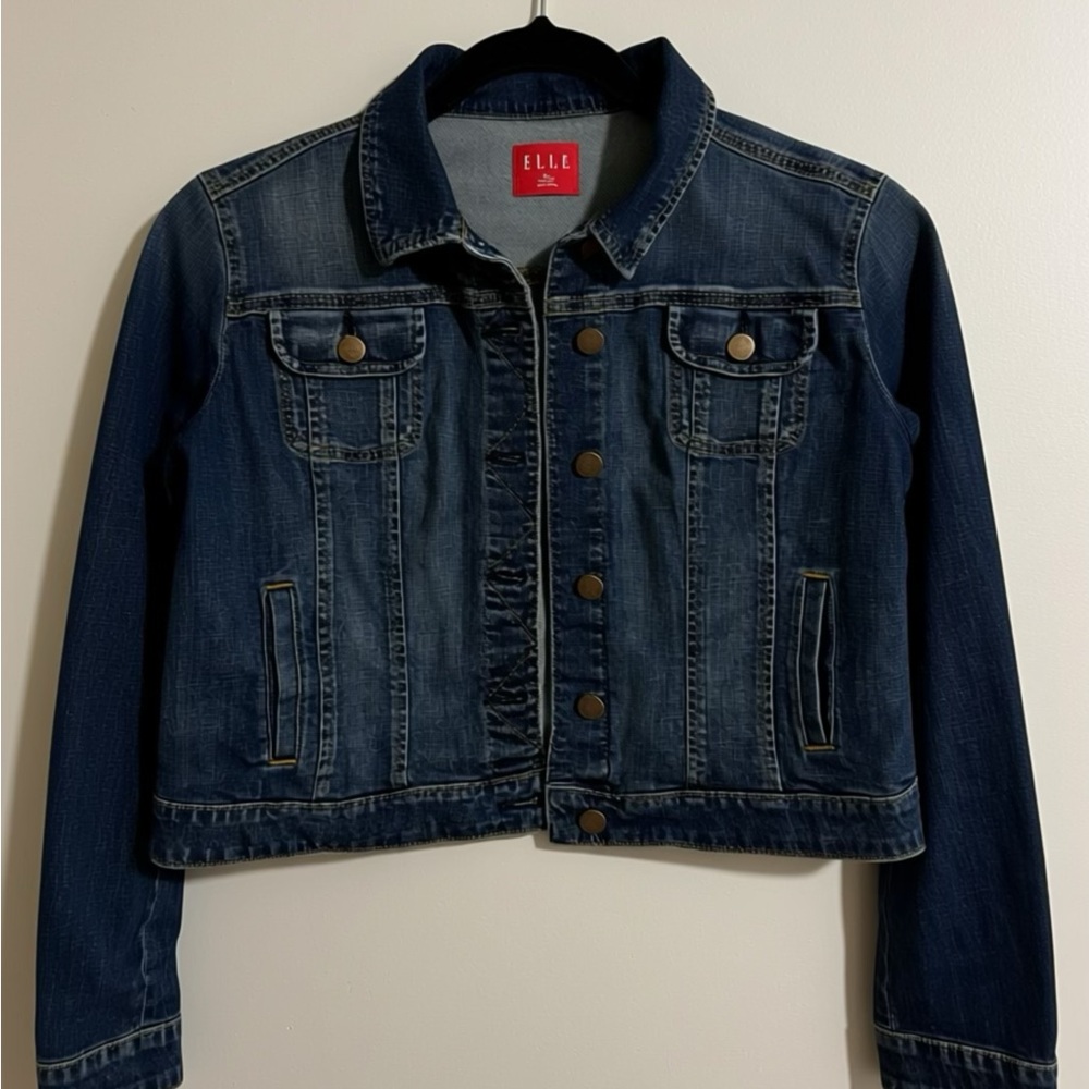 Elle Women's Dark Blue Jean Jacket